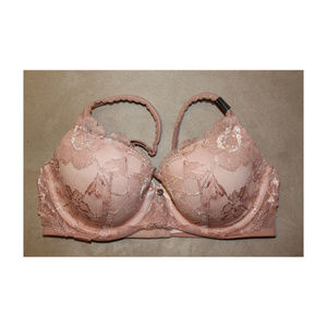 34B 34C VICTORIA'S SECRET BBV Blush Lace Bra